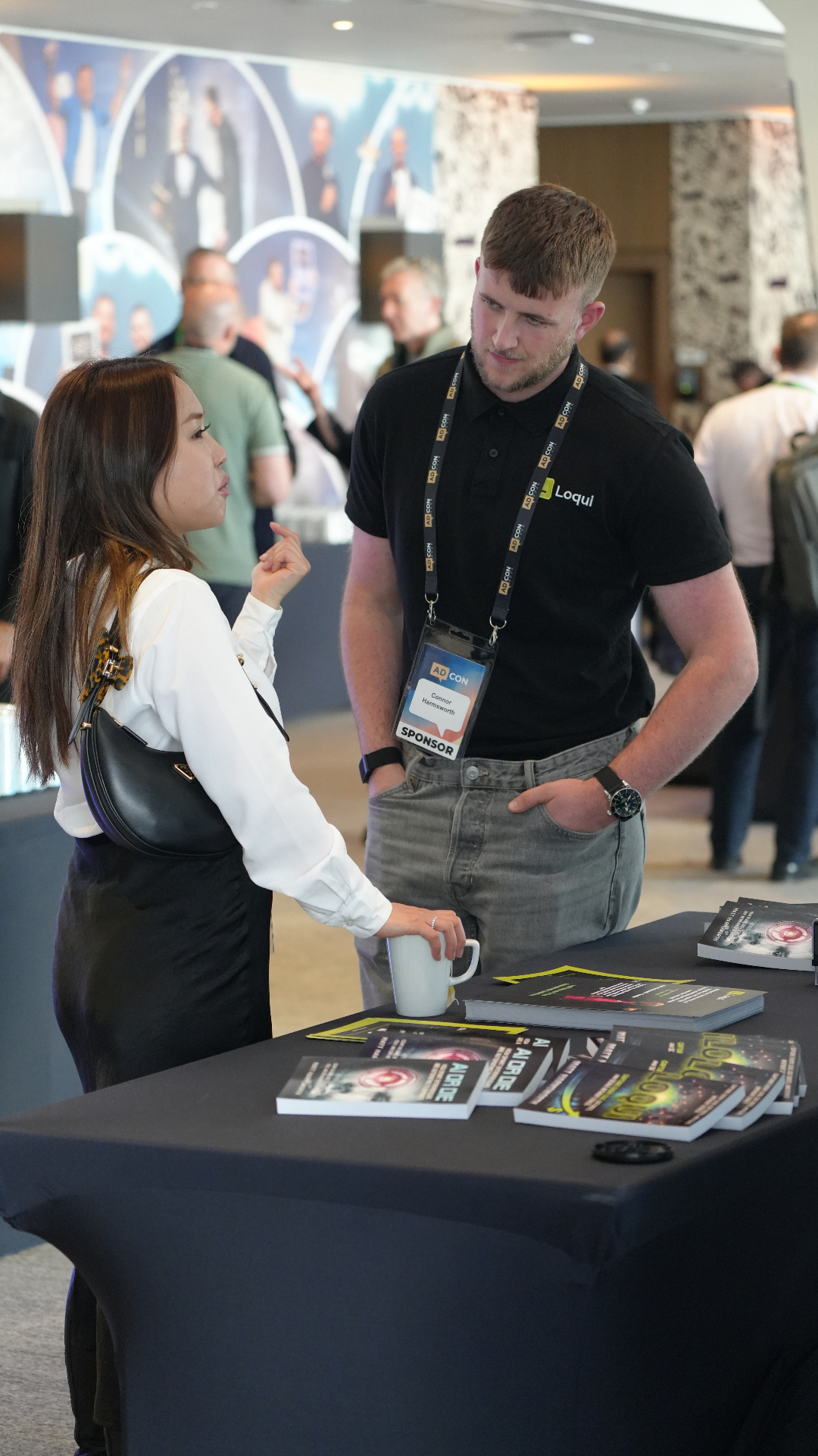 Book signing at the AI or Die stand