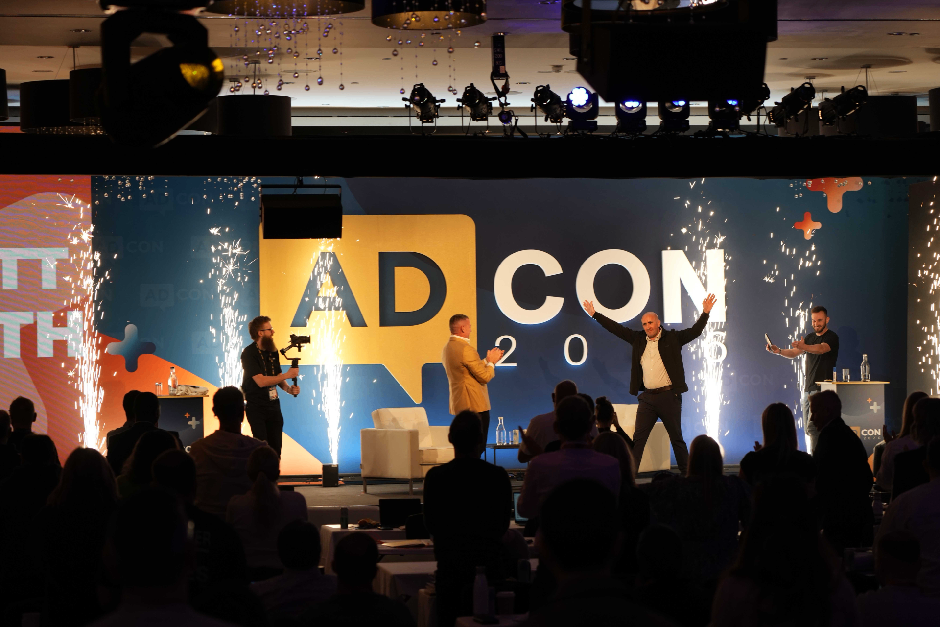 Matt on main stage at AdCon